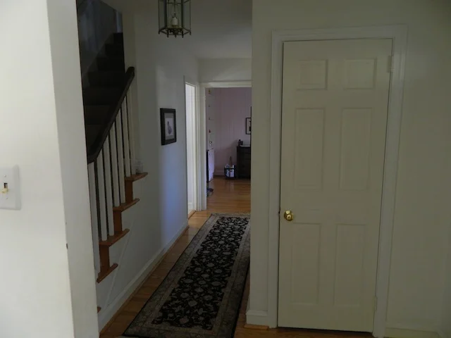 front hall before