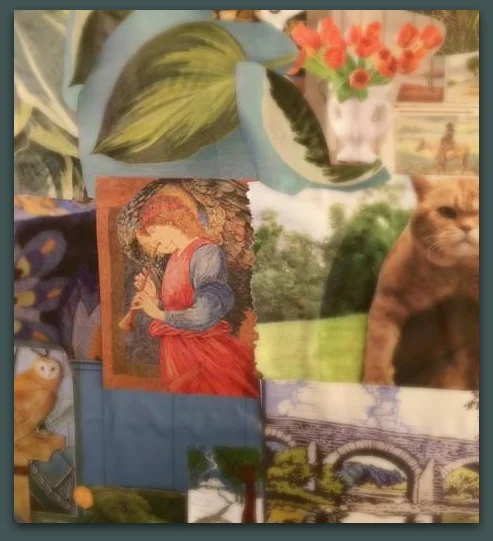 A vignette from the vision board I created last year...