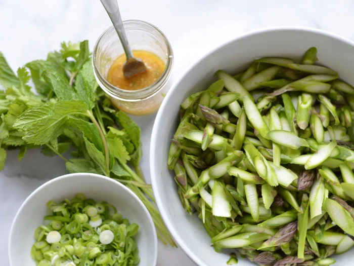 Food as medicine: asparagus salad with ginger and sesame
