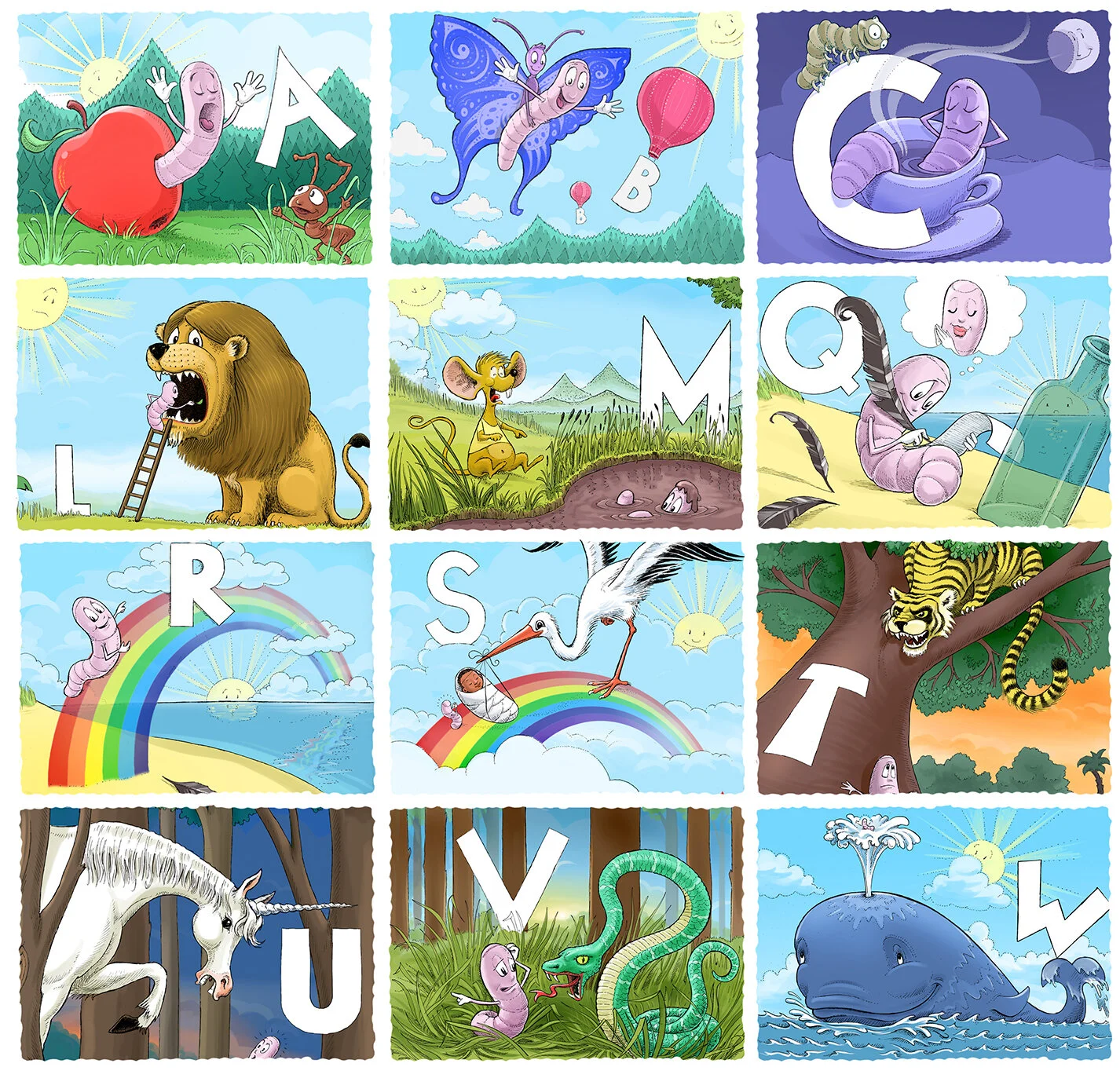 Images for a children’s book project. high-res versions available upon request.