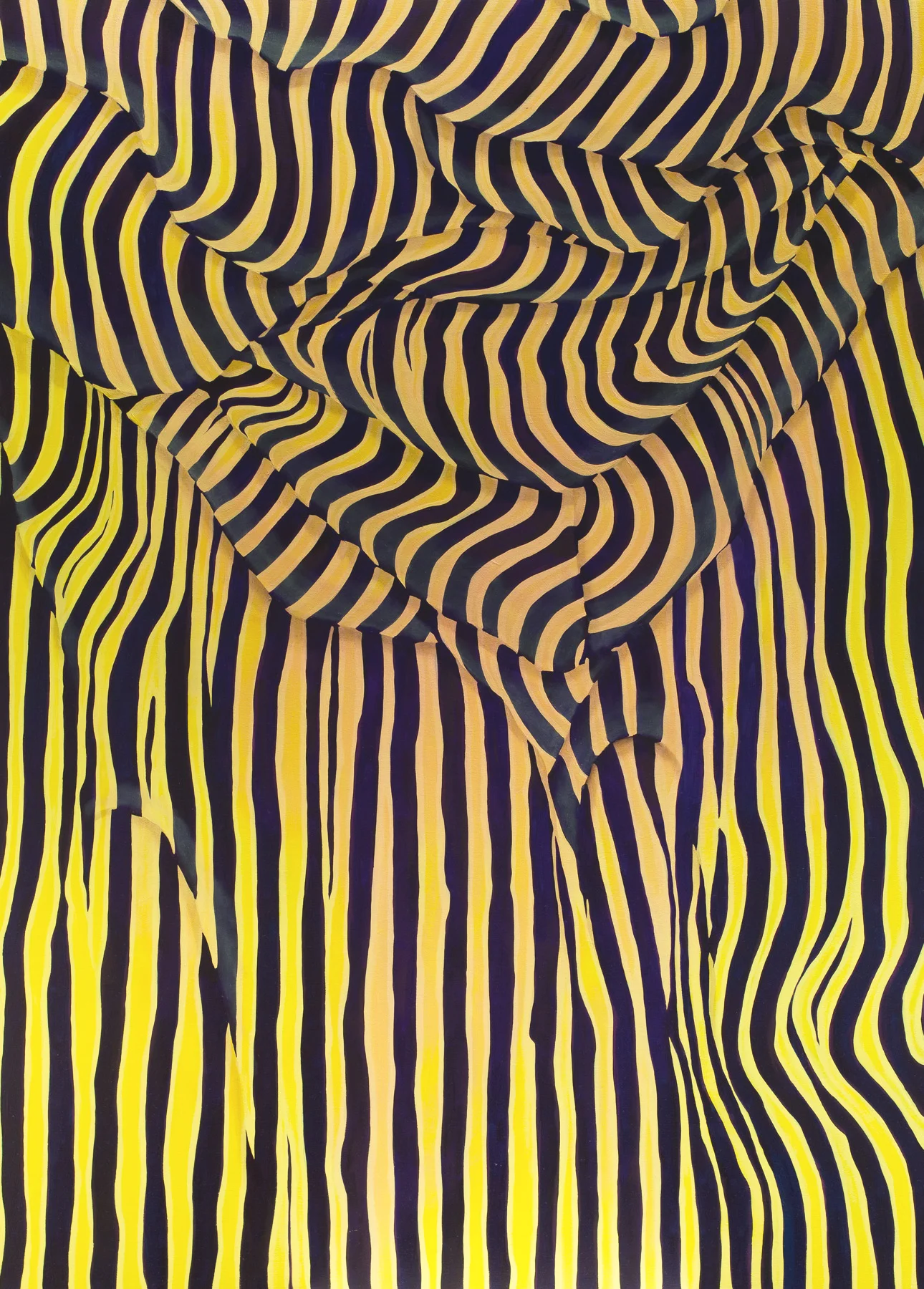  Waiting Room, oil on canvas, 59x42" 2014 