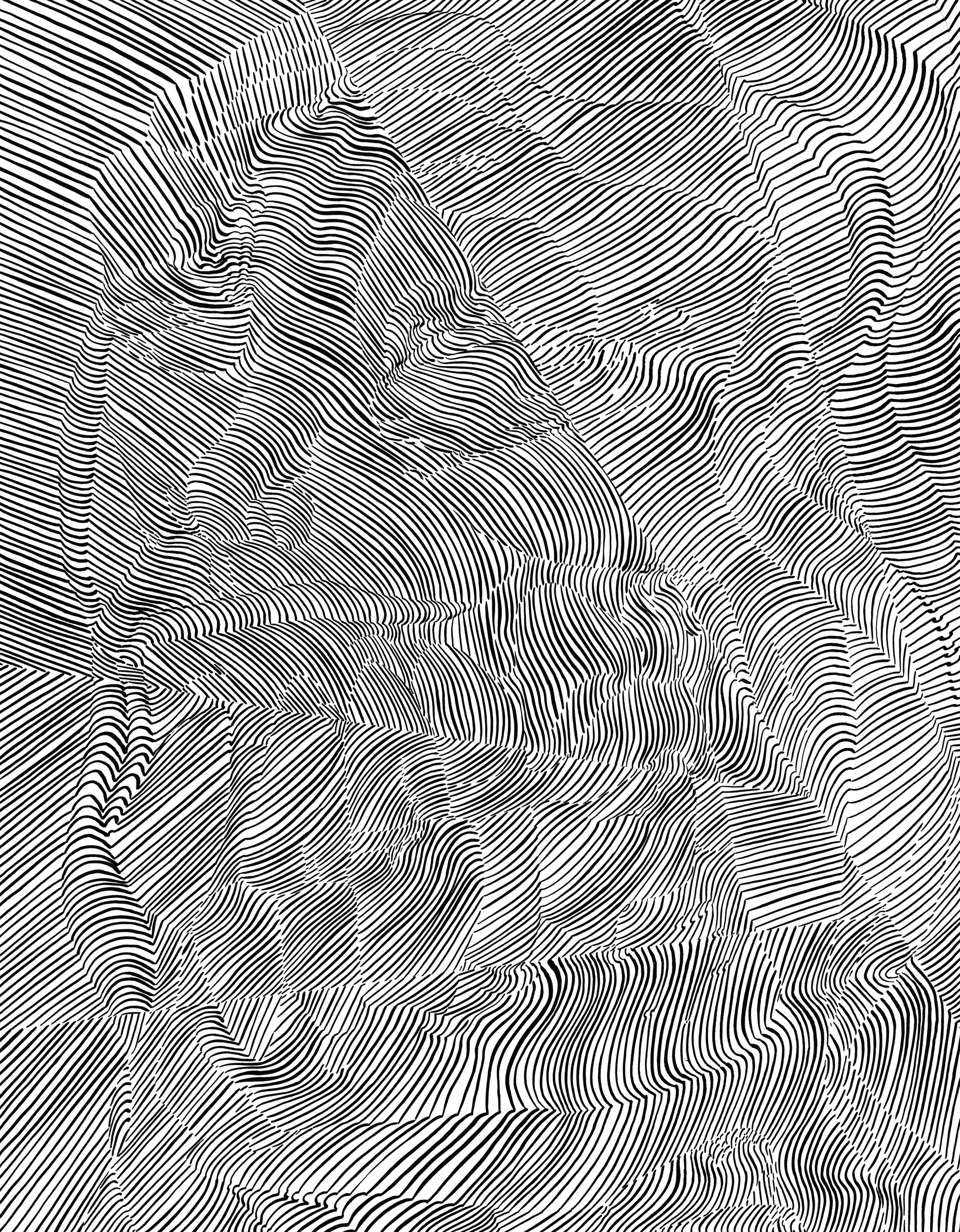  What a Time to Be Alive, ink on paper, 14x11"&nbsp; 2014 