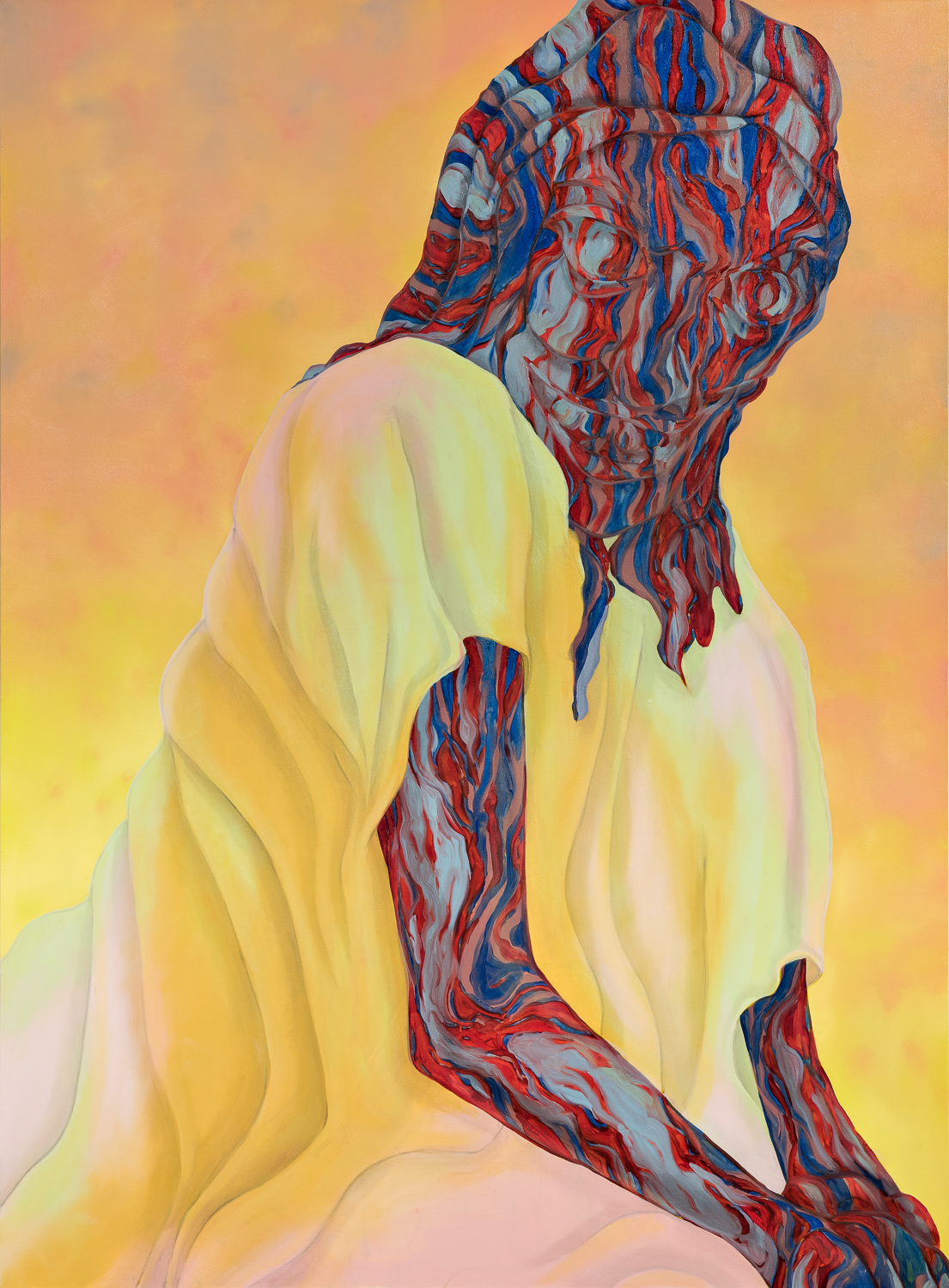  We are Volcanoes, oil on canvas, 57x42" 2016 