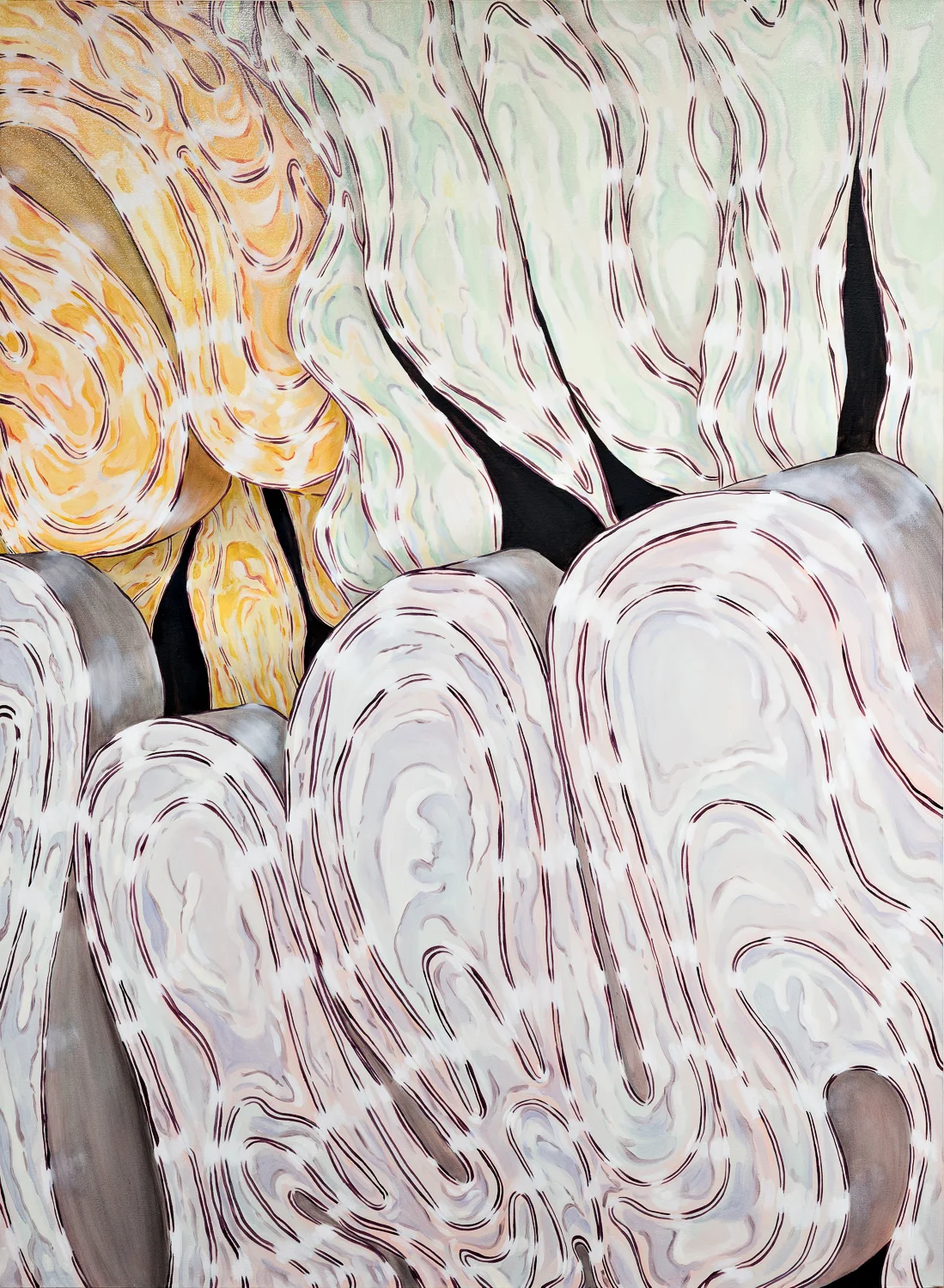  Another Lathe, oil on canvas, 57x42" 2016 