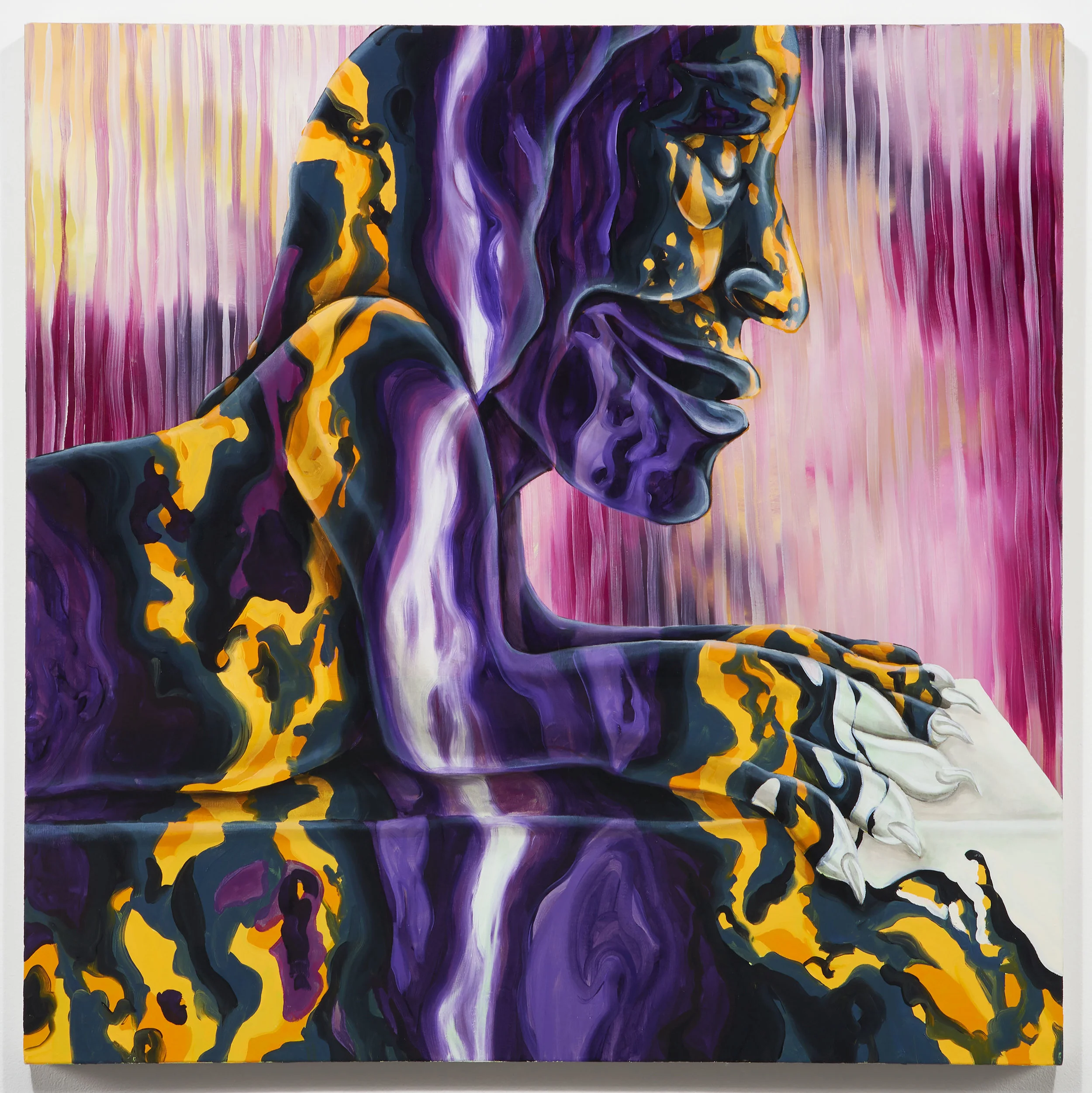  Equal Weight, oil on canvas, 36x36" 2016 