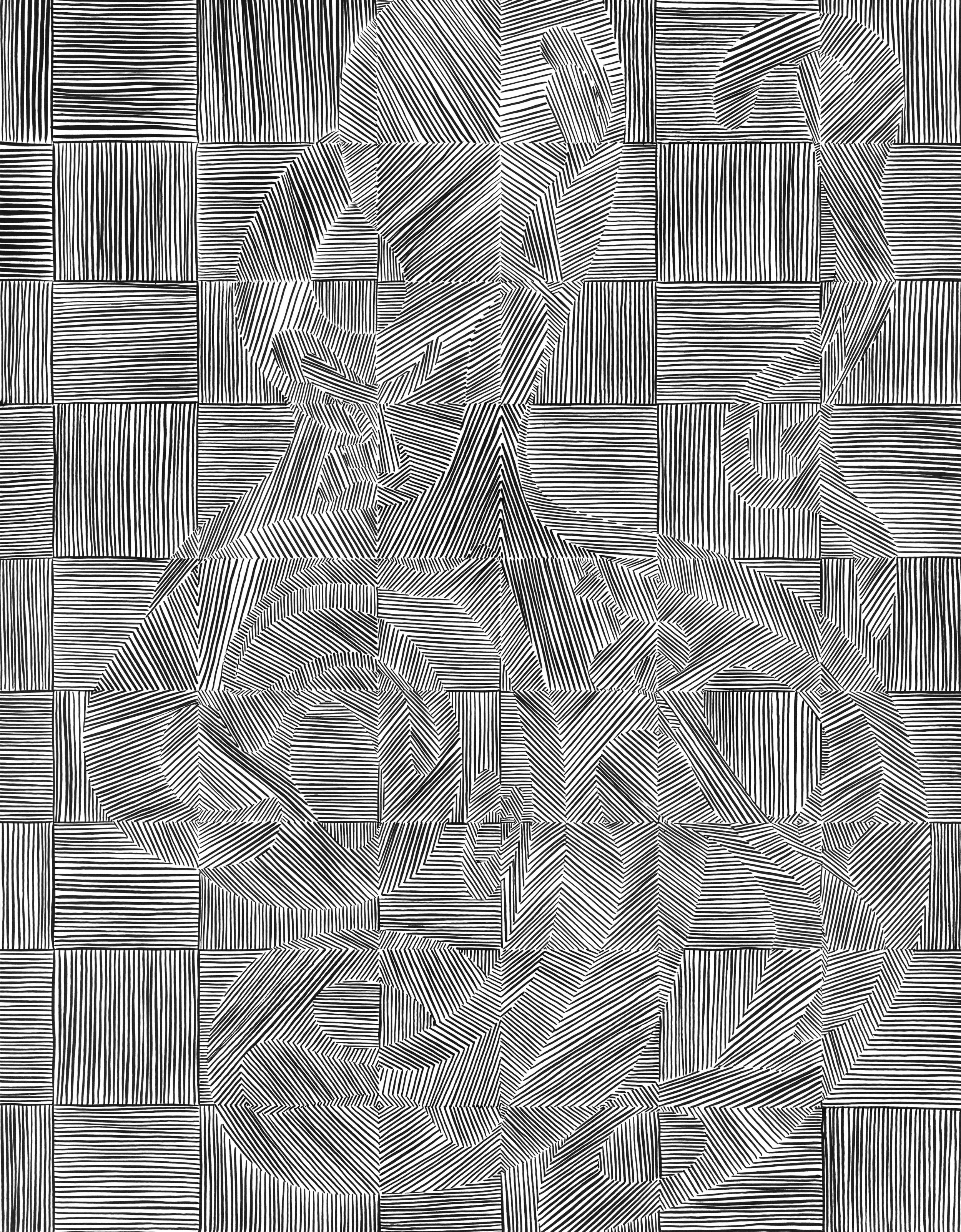  Desert Island, ink on paper, 14x11" 2014 