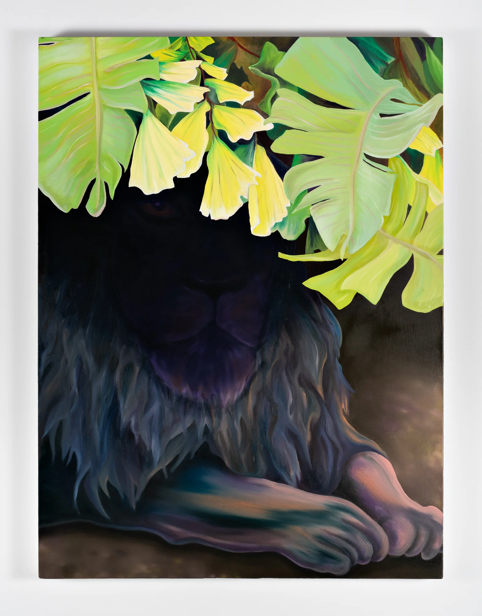  Lion, oil on canvas, 30x40" 2019 