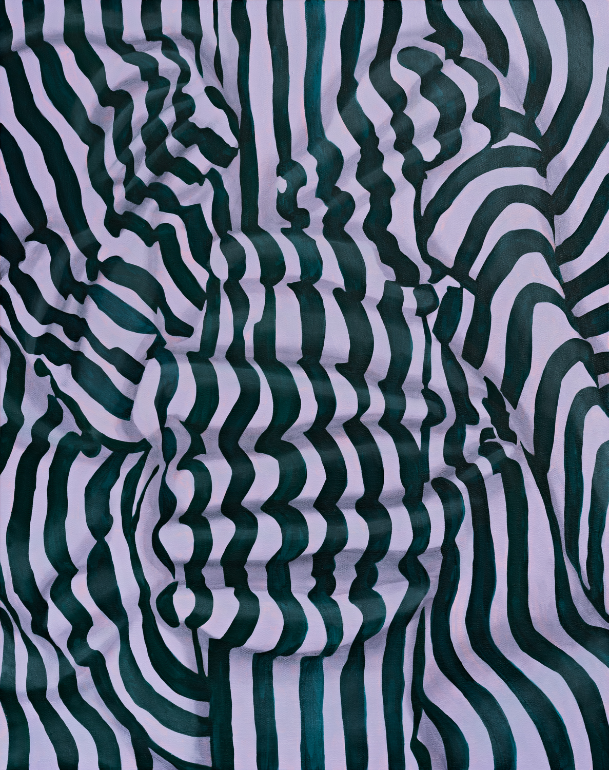  Fear Jungle, oil on canvas, 24x30” 2014 