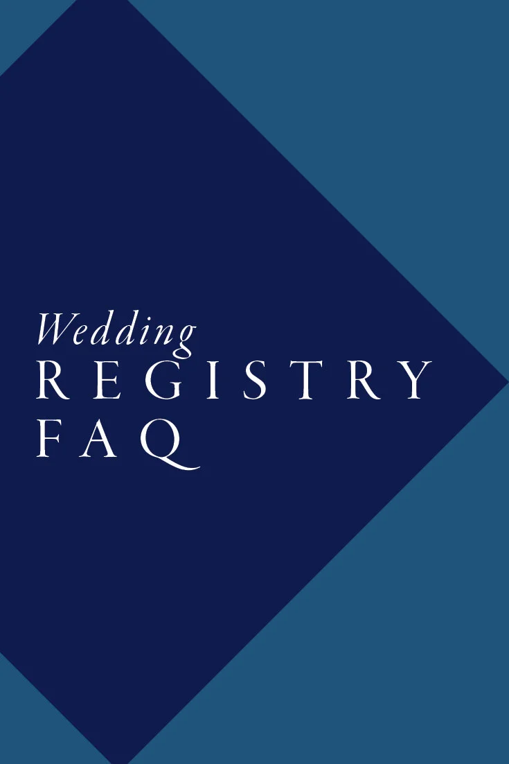 Wedding Registry FAQ | With this Ring....