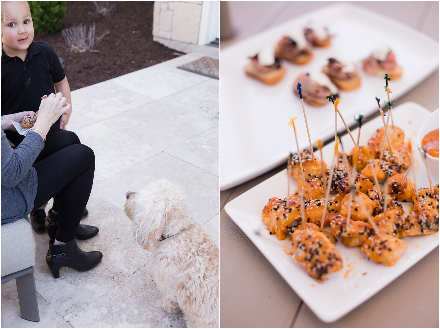 Backyard Family Photos for 1st communion