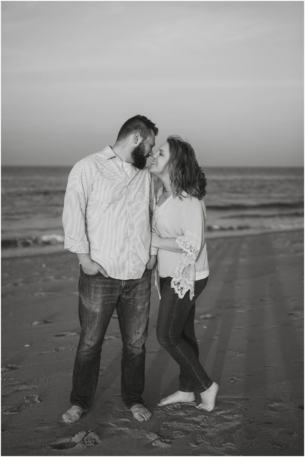 Sandy Hook Beach Engagement Session