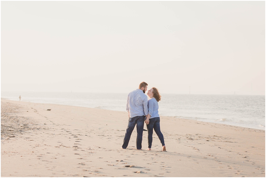 Sandy Hook Beach Engagement Session