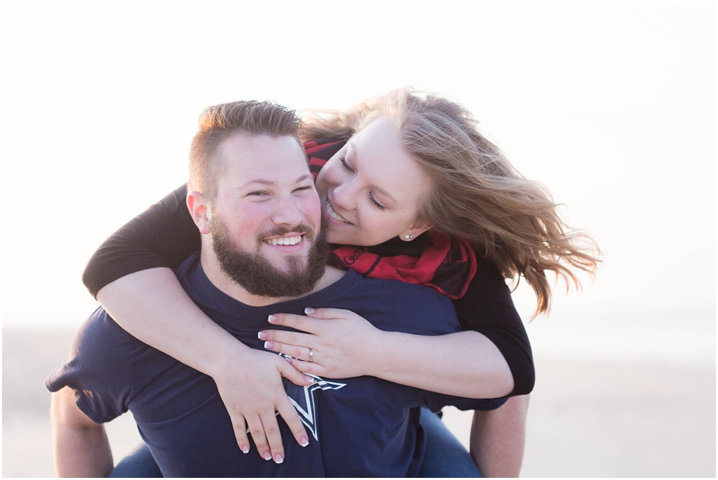 Sandy Hook Beach Engagement Session