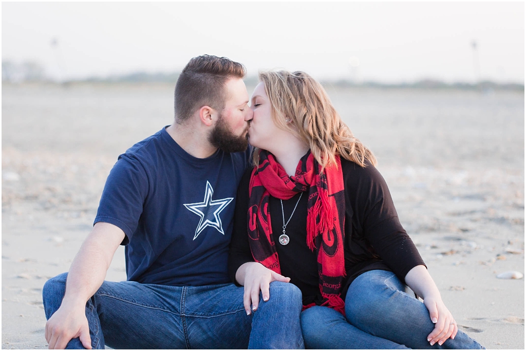 Sandy Hook Beach Engagement Session