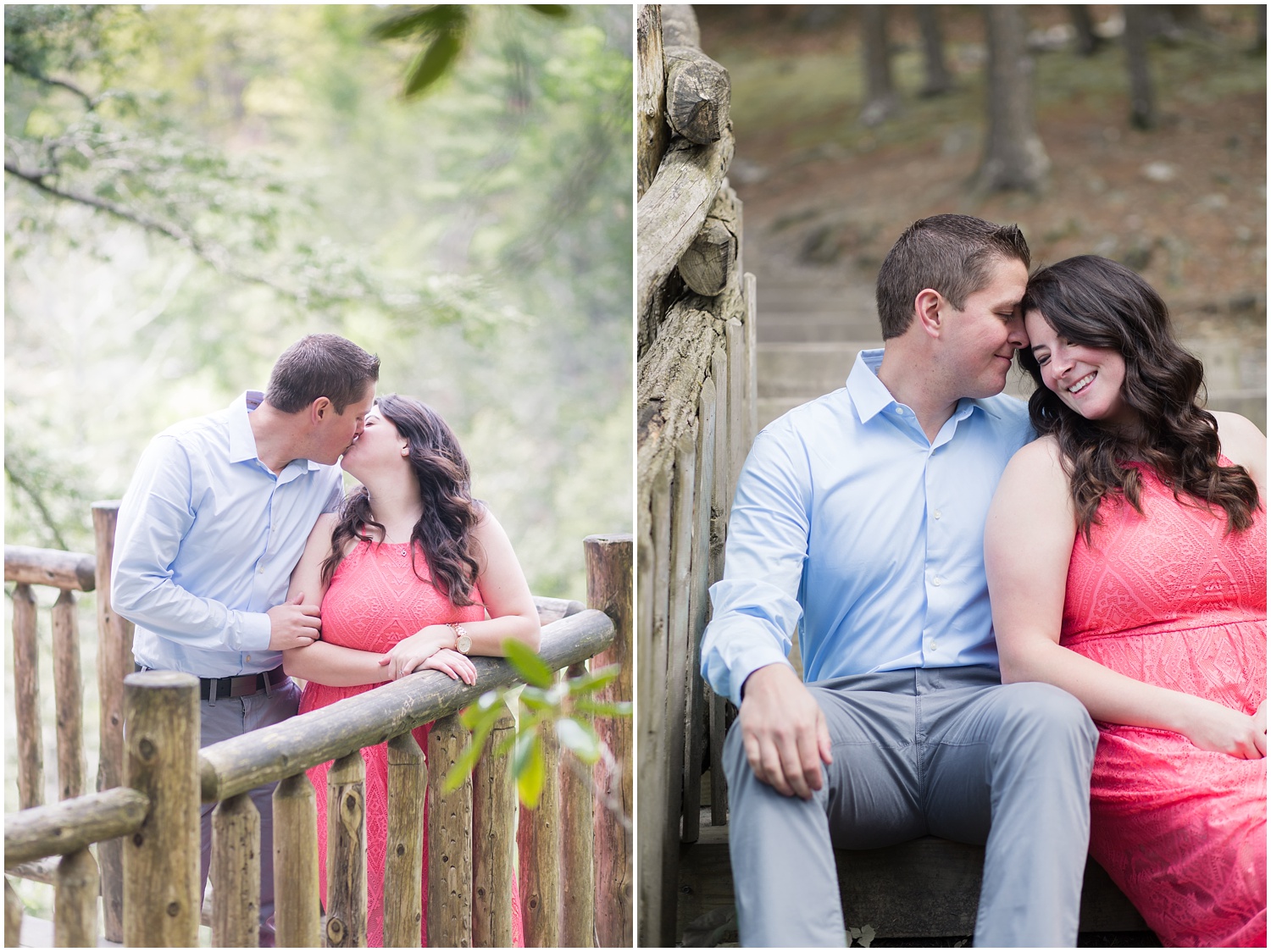 Bushkill Falls Engagement Session