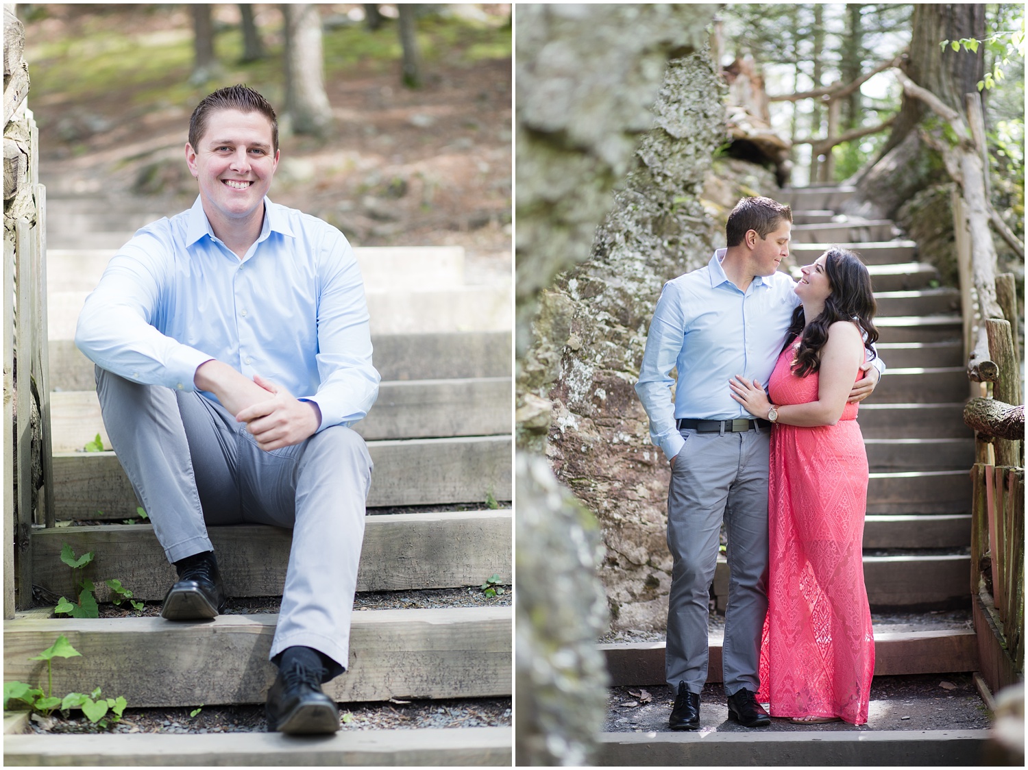 Bushkill Falls Engagement Session