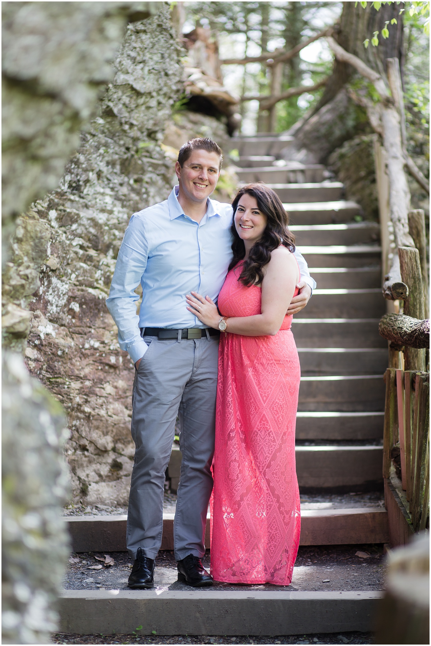 Bushkill Falls Engagement Session