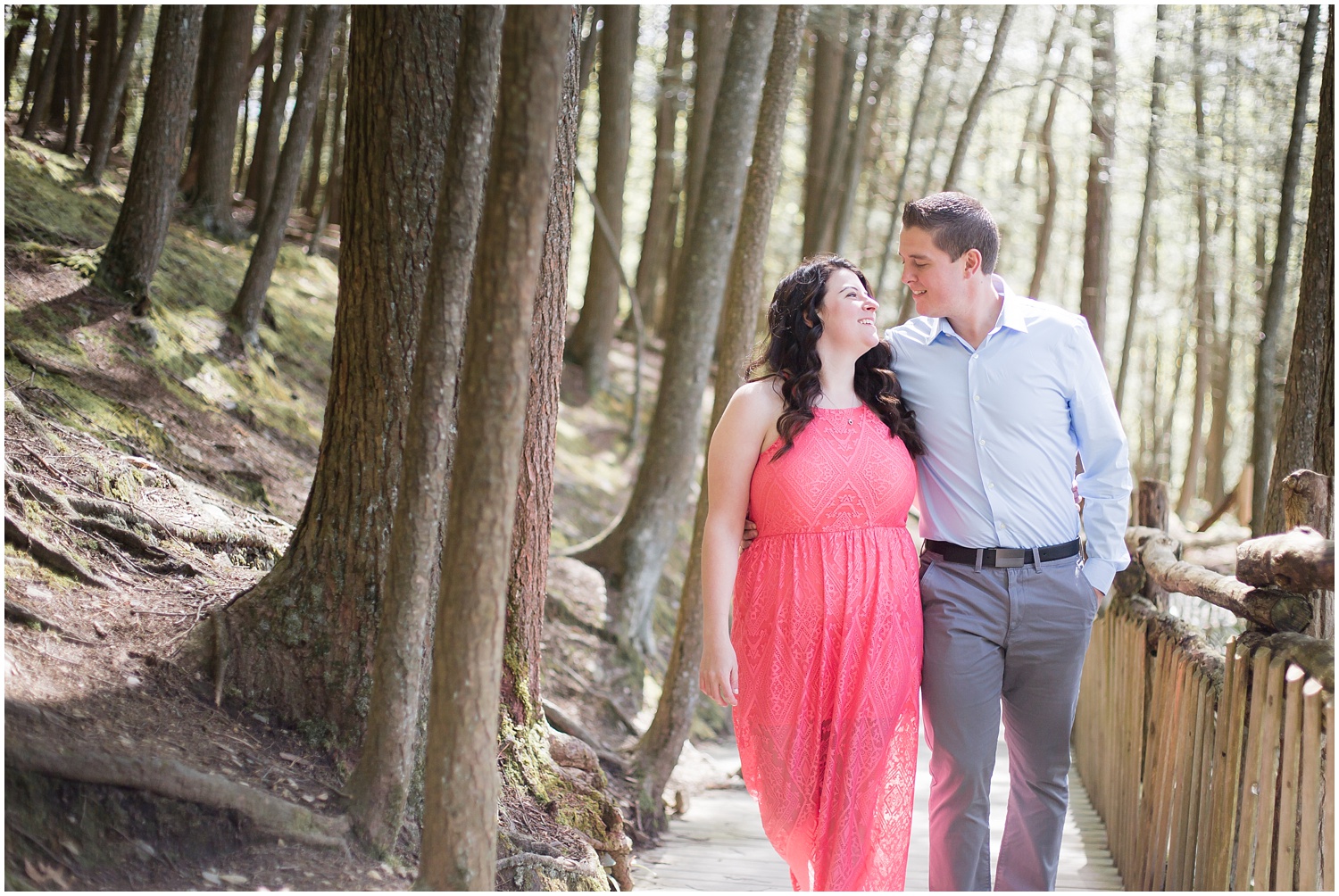 Bushkill Falls Engagement Session