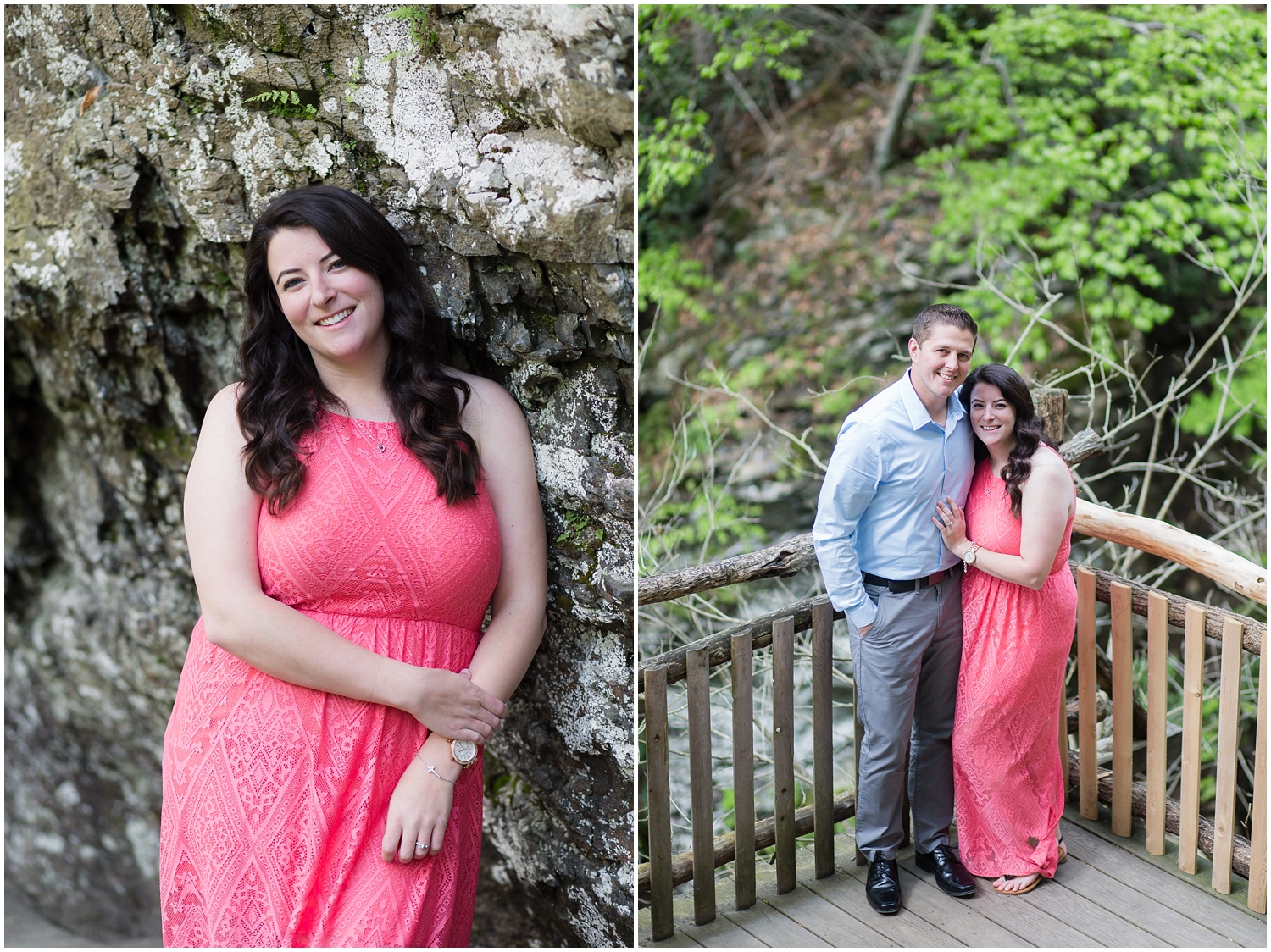 Bushkill Falls Engagement Session