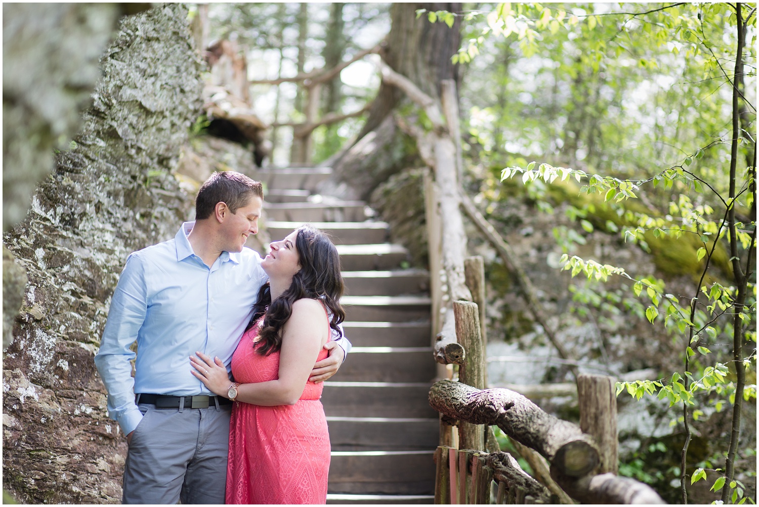 Bushkill Falls Engagement Session