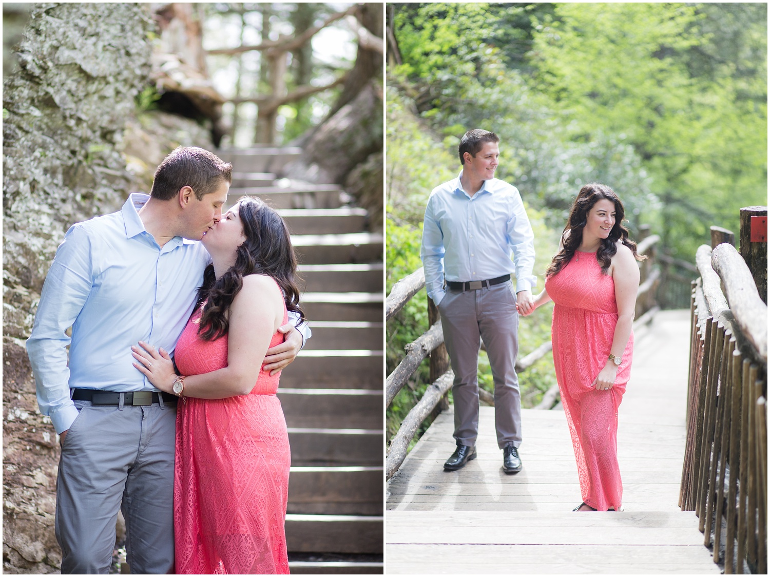 Bushkill Falls Engagement Session