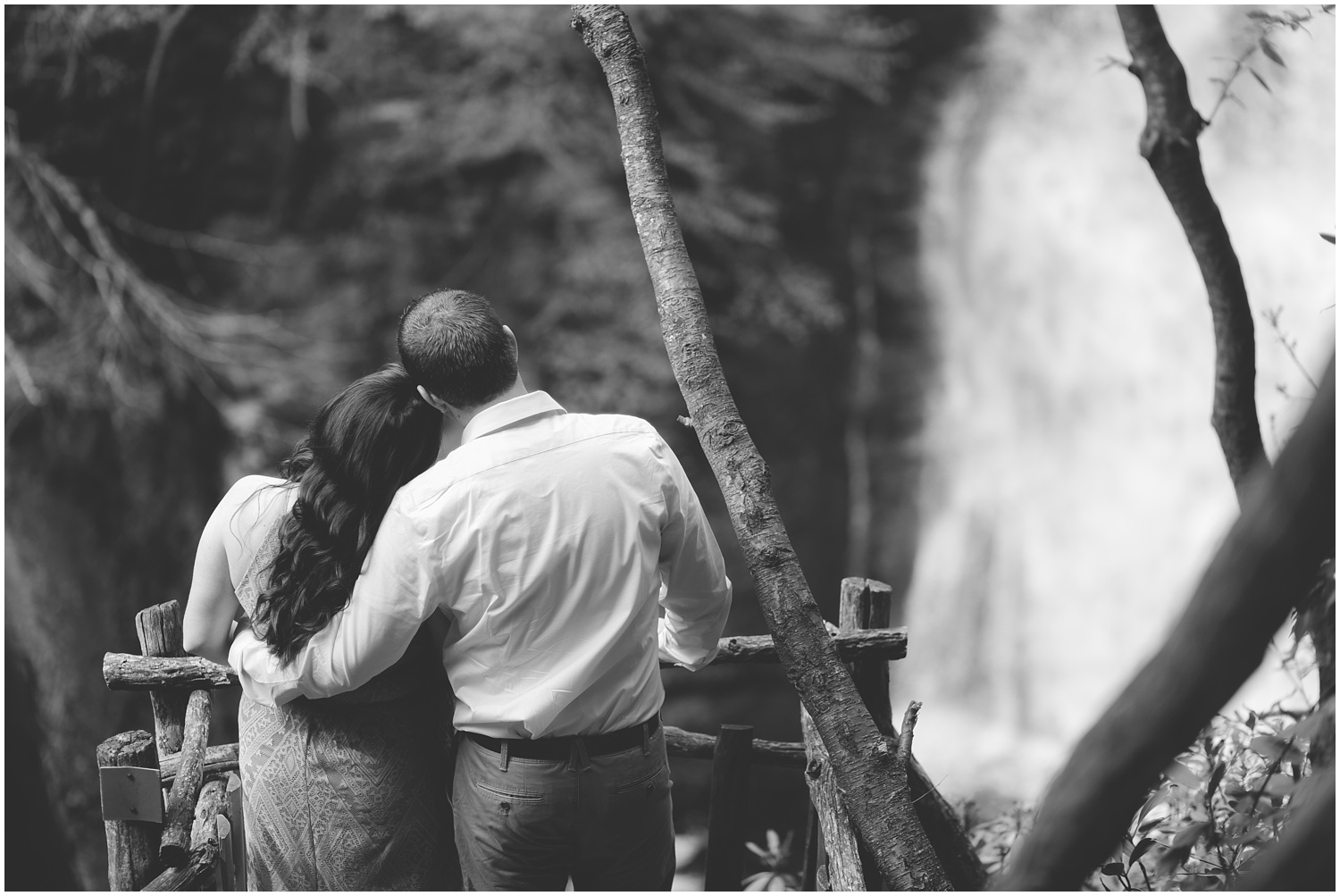 Bushkill Falls Engagement Session