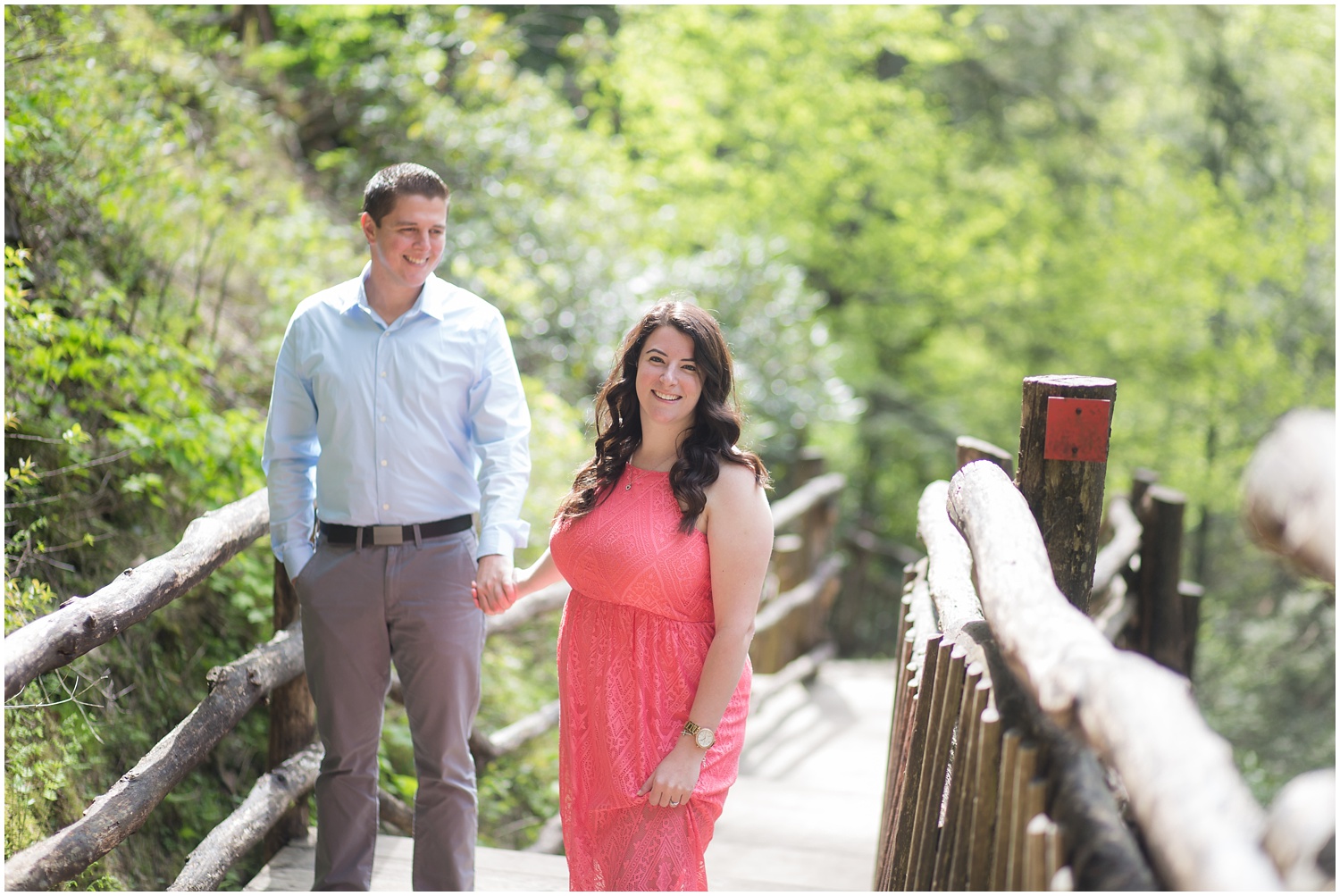 Bushkill Falls Engagement Session