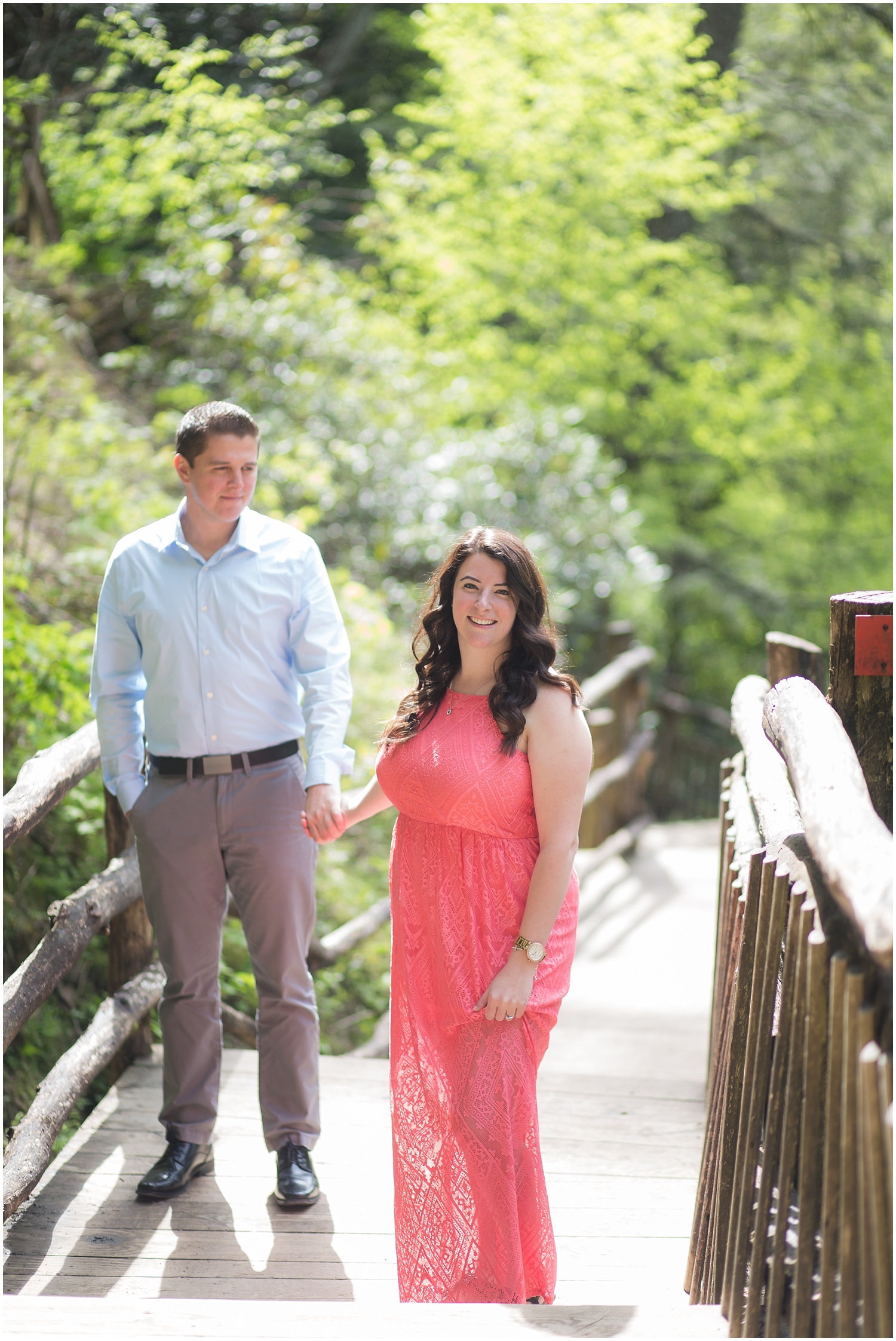 Bushkill Falls Engagement Session