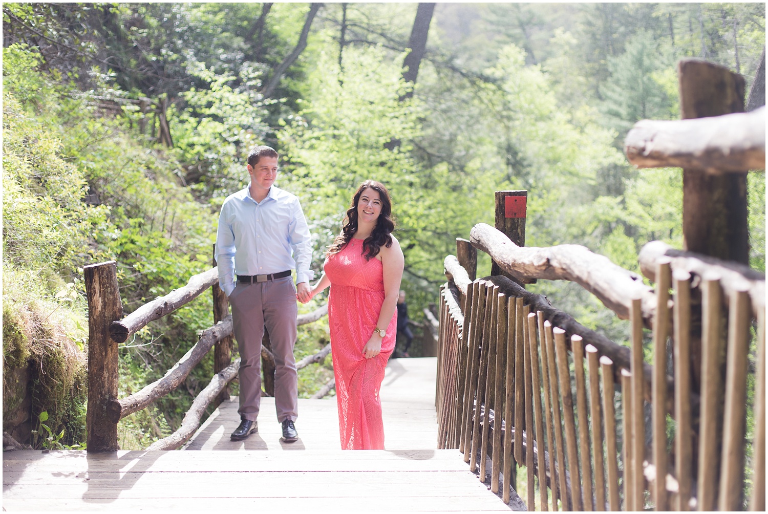 Bushkill Falls Engagement Session