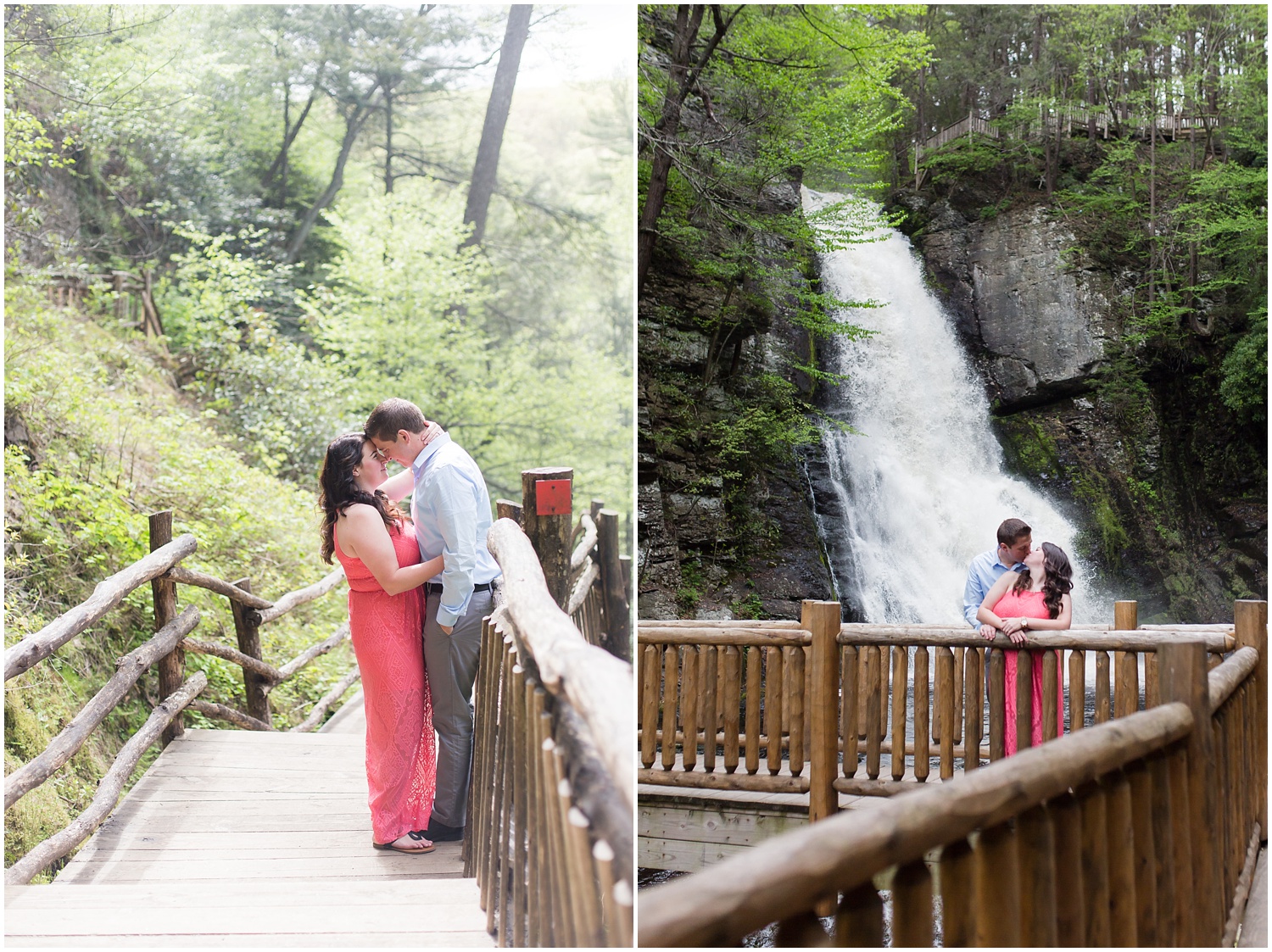 Bushkill Falls Engagement Session