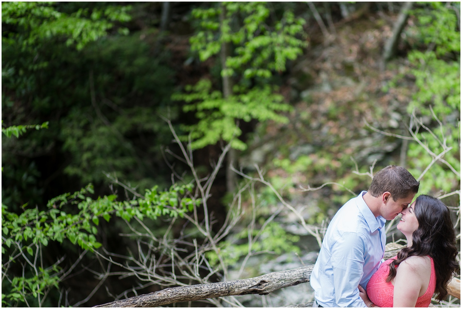 Bushkill Falls Engagement Session