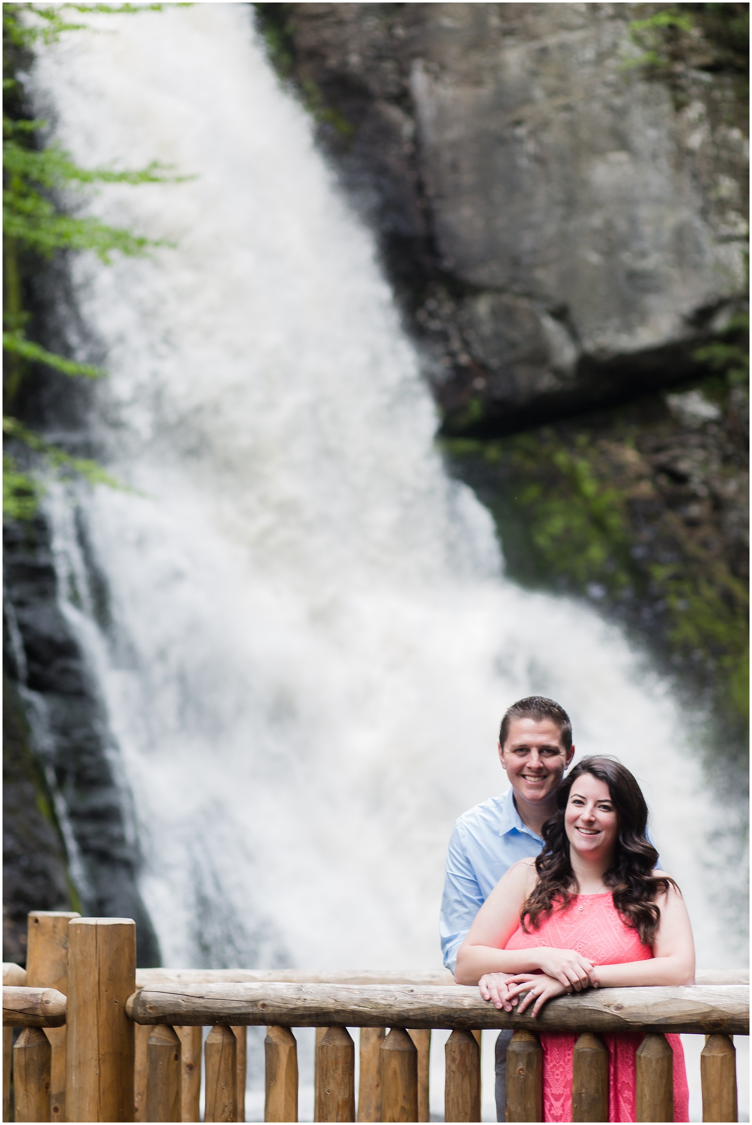 Bushkill Falls Engagement Session