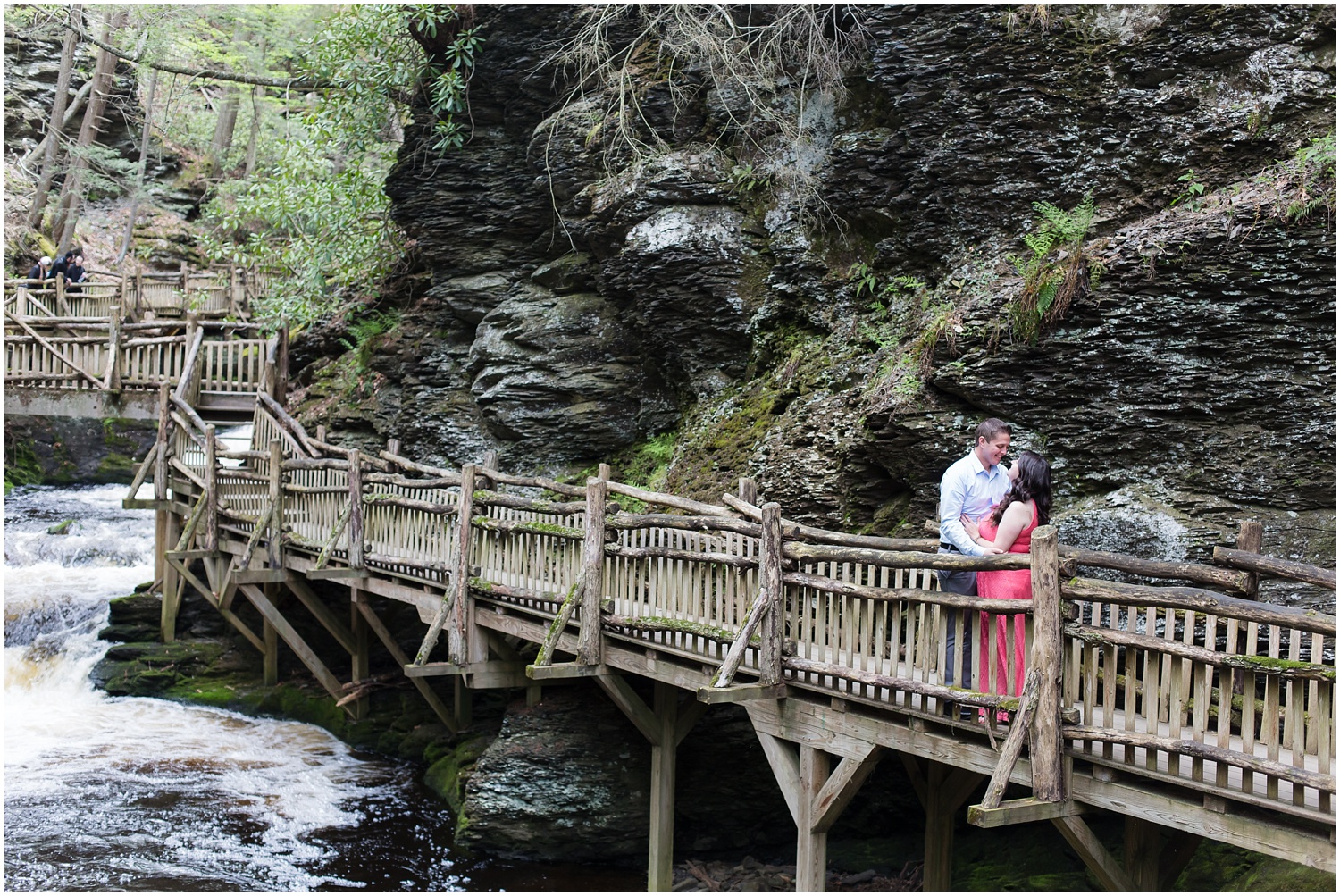 Bushkill Falls Engagement Session