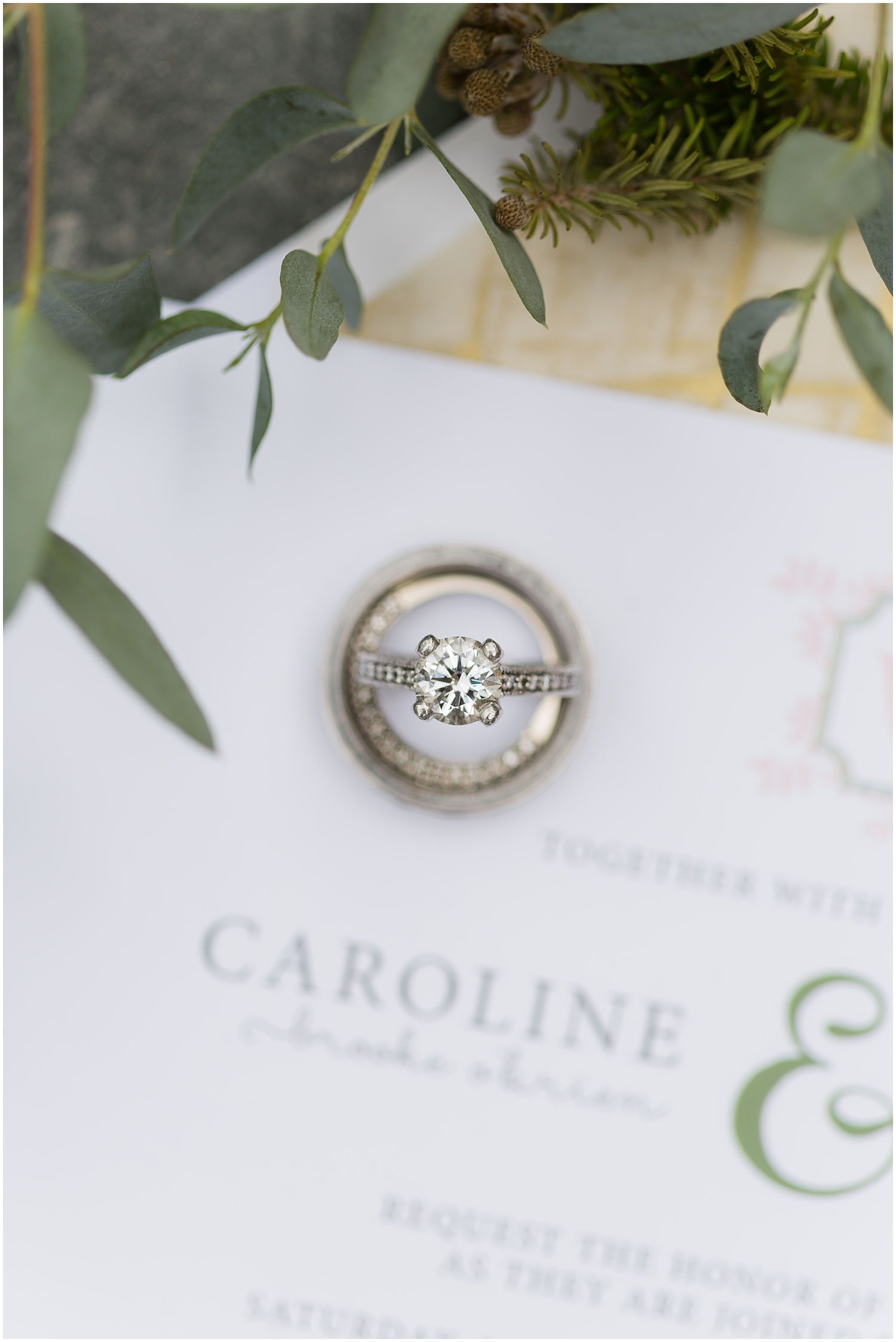 Styled Modern Invitation Suite | Peach and Mint
