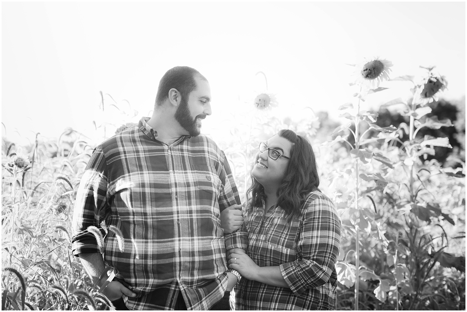 Sunflower Field Engagement Session_0111.jpg