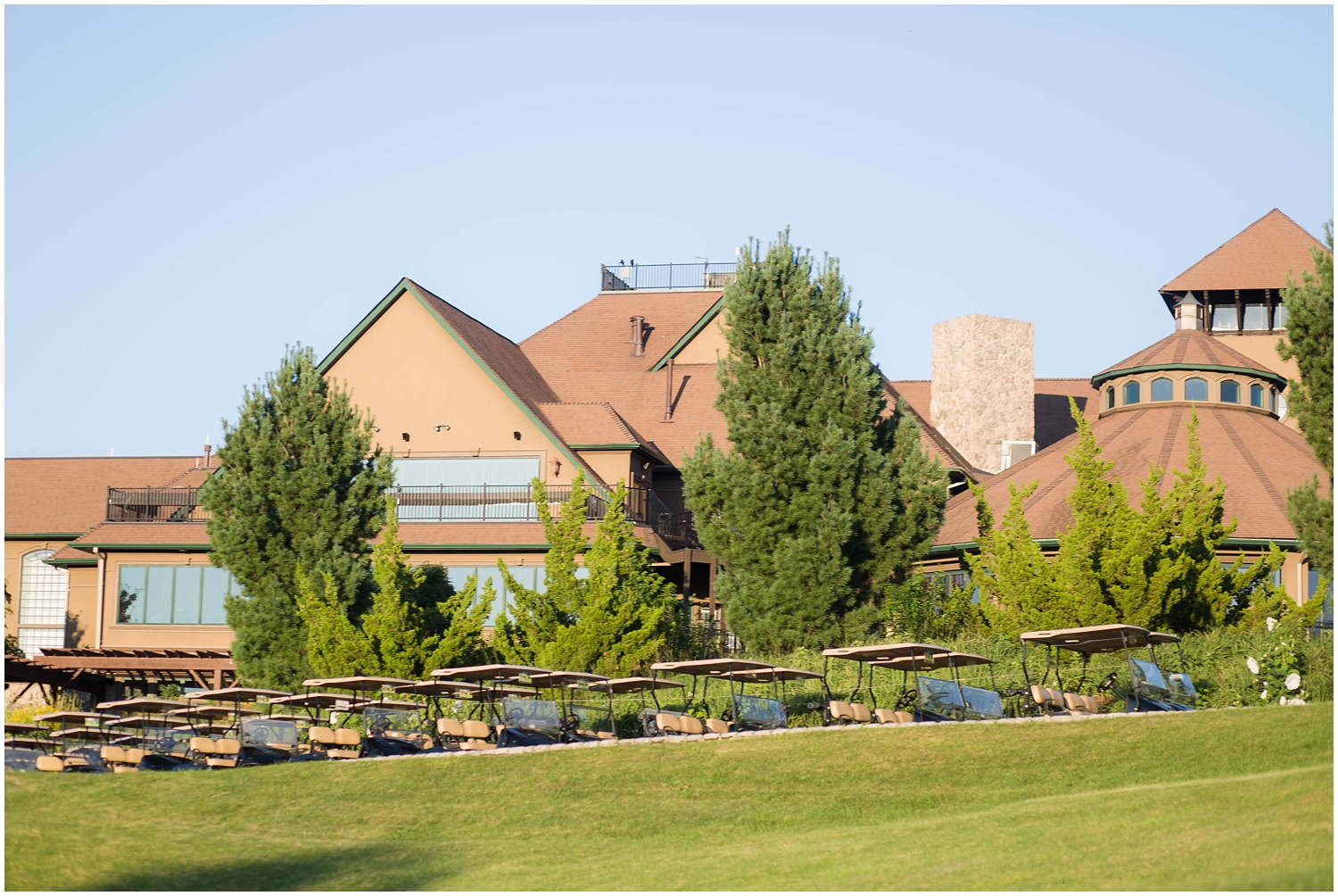 Blush and Grey Crystal Springs Golf Resort Summer Wedding