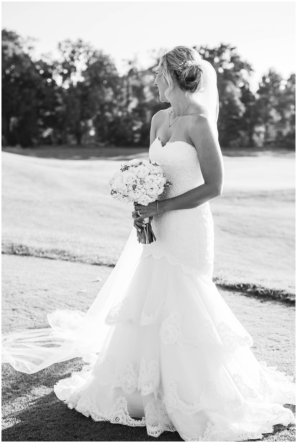 Blush and Grey Crystal Springs Golf Resort Summer Wedding