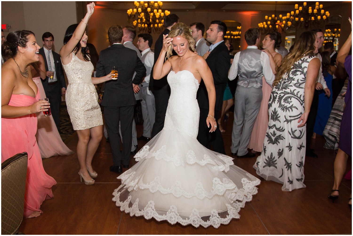 Blush and Grey Crystal Springs Golf Resort Summer Wedding
