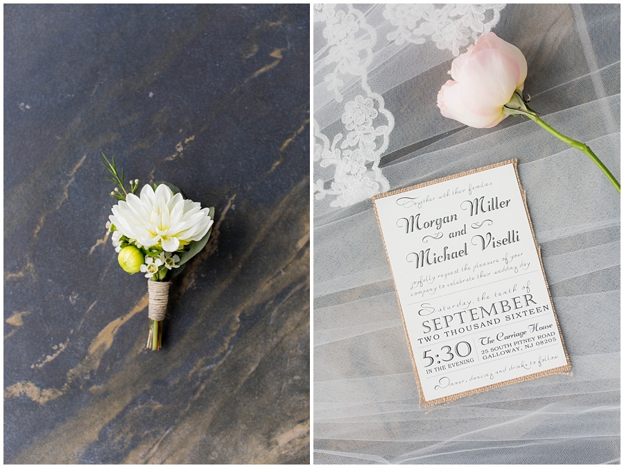 The Carriage House | Wedding | Blush and Navy | Galloway, NJ 