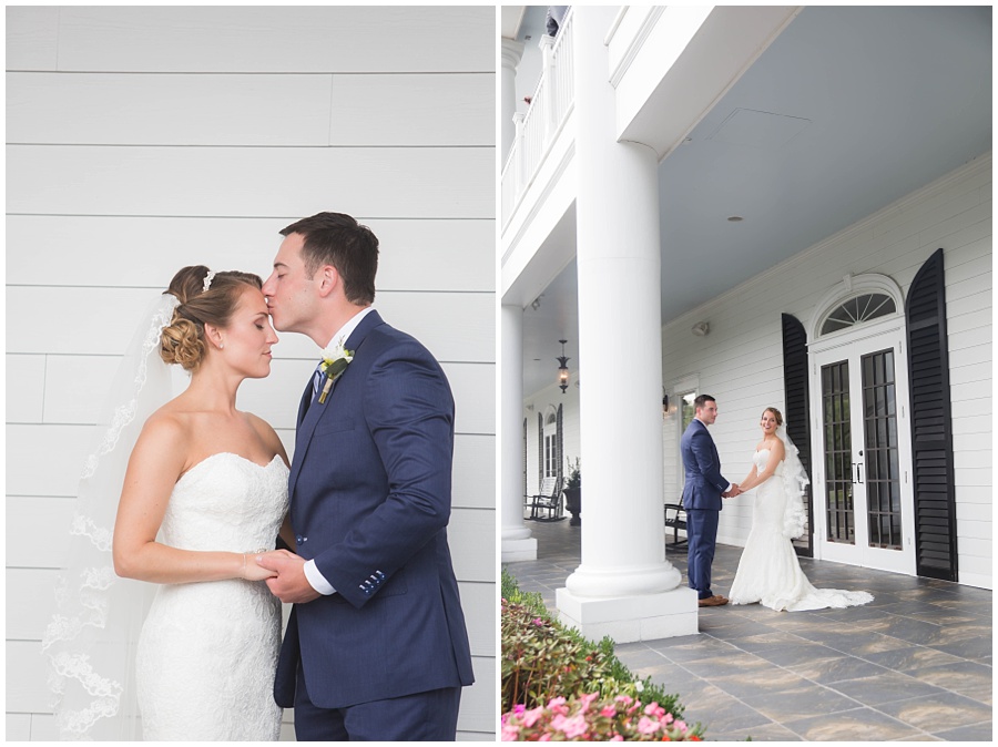 The Carriage House | Wedding | Blush and Navy | Galloway, NJ 