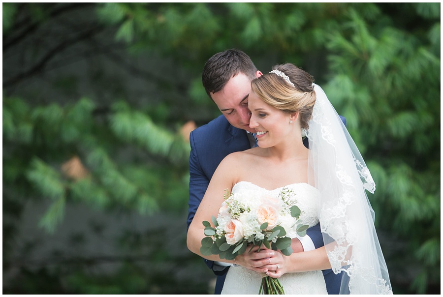 The Carriage House | Wedding | Blush and Navy | Galloway, NJ 