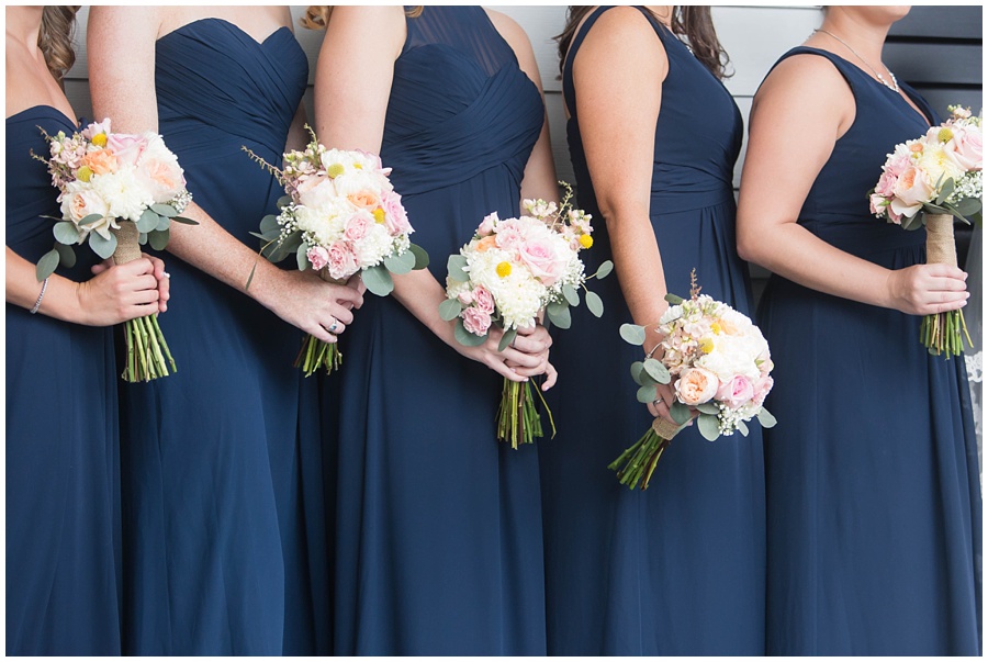 The Carriage House | Wedding | Blush and Navy | Galloway, NJ 