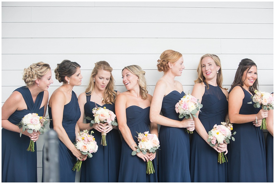 The Carriage House | Wedding | Blush and Navy | Galloway, NJ 