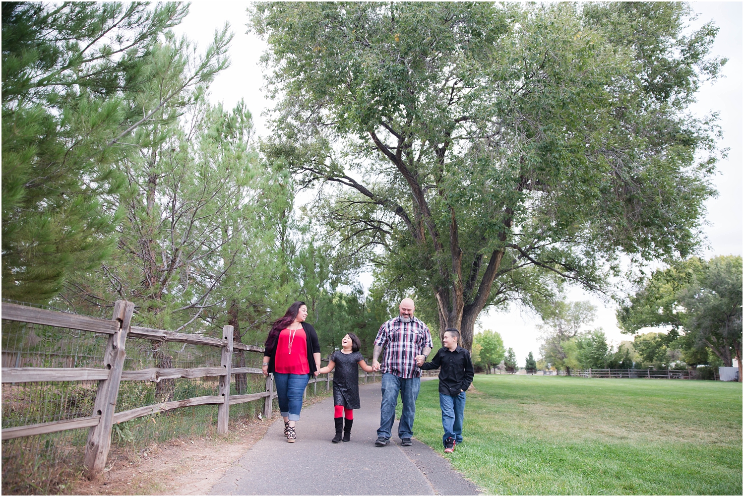 Hartnett Park Family Photos in Albuquerque New Mexico  | Family of four photography