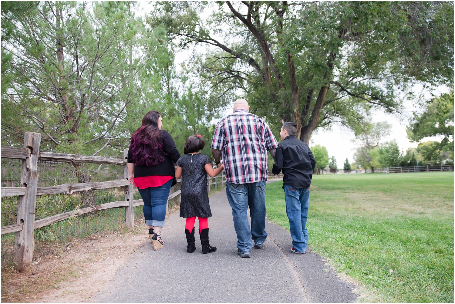 Hartnett Park Family Photos in Albuquerque New Mexico  | Family of four photography