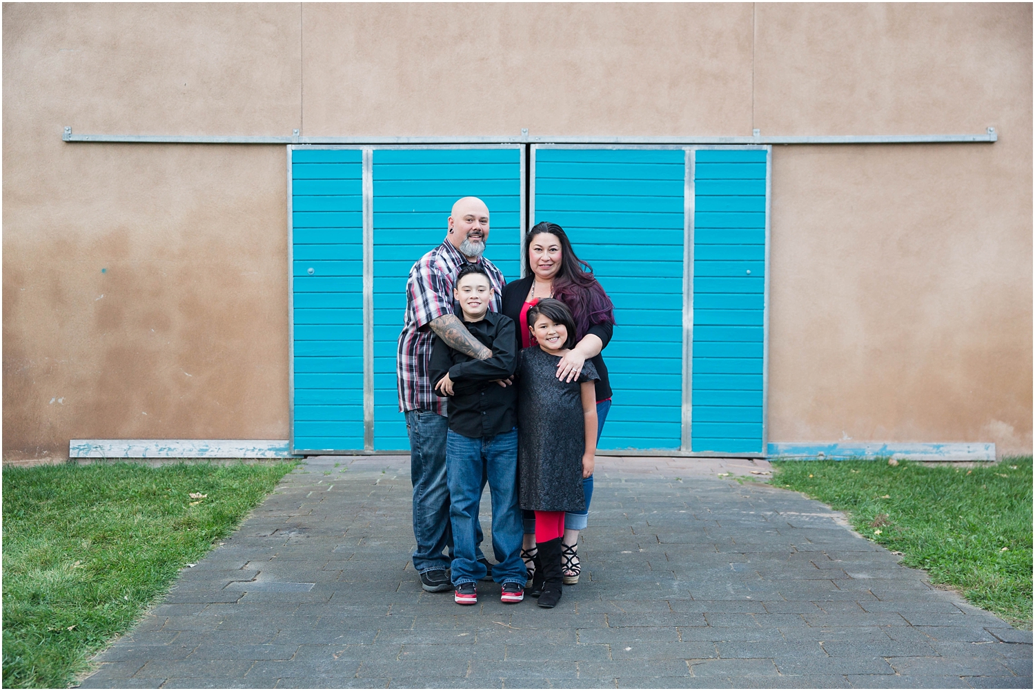 Hartnett Park Family Photos in Albuquerque New Mexico | Family of four photography