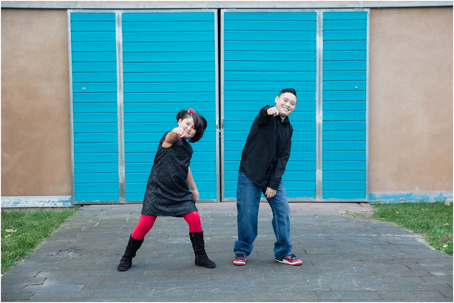 Hartnett Park Family Photos in Albuquerque New Mexico | Family of four photography