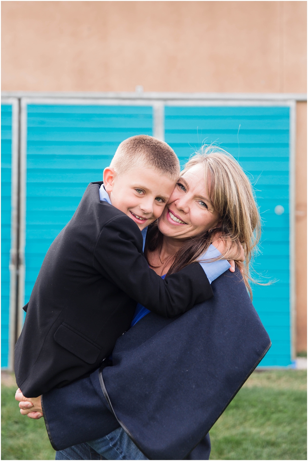 Family Photography in Albuquerque NM at Hartnett Park | Family of four with dog photo session