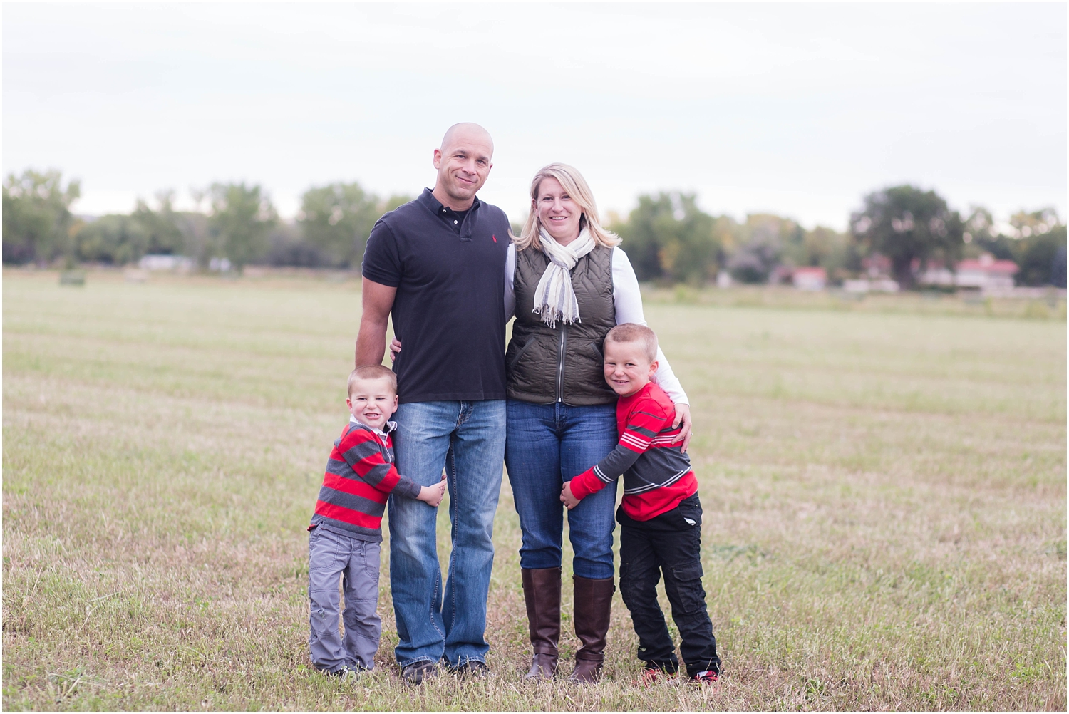 Los Poblanos Open Space Albuquerque Family Photography | Family of four photography