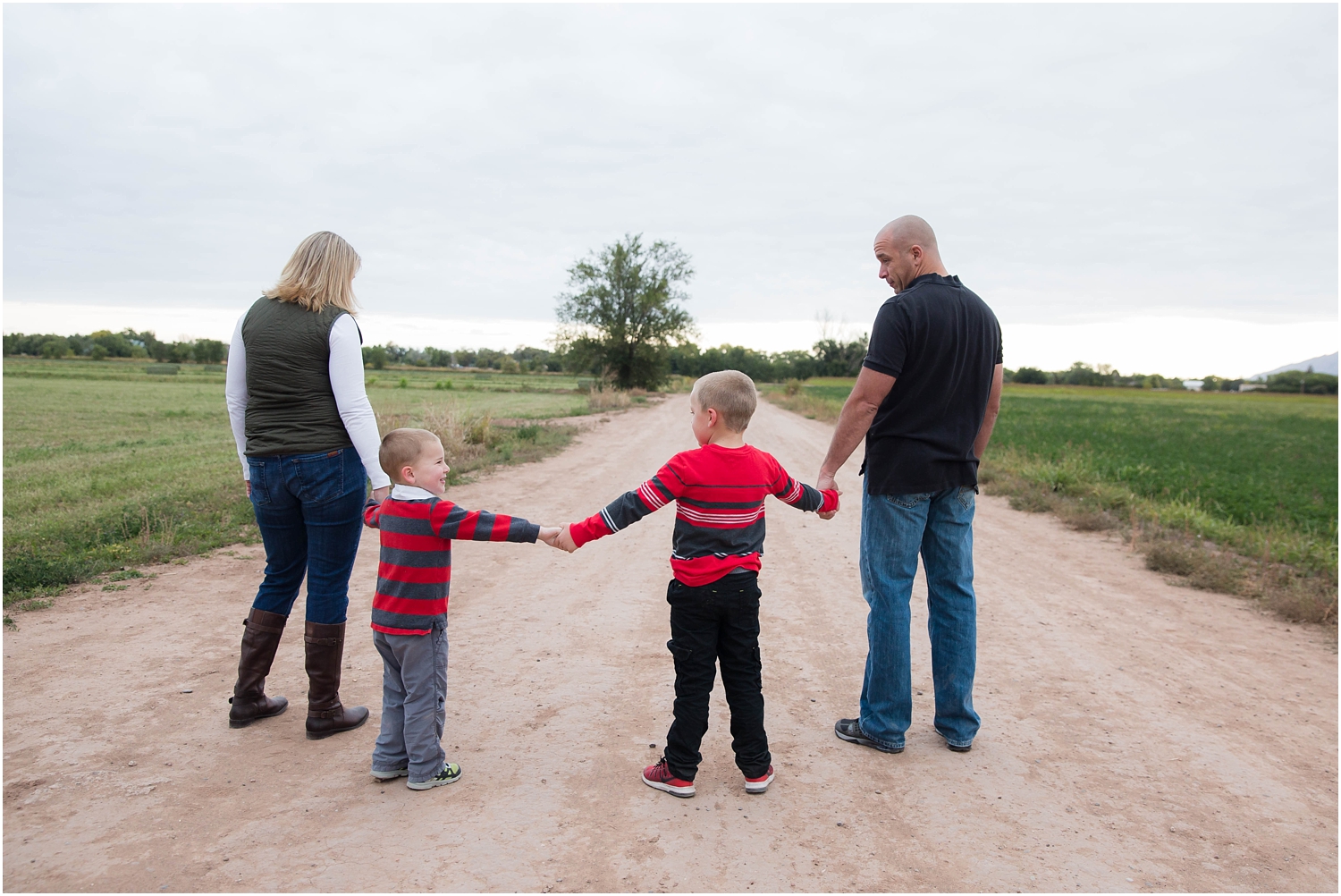 Los Poblanos Open Space Albuquerque Family Photography | Family of four photography